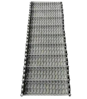 1mx0.6mの金属のダイヤモンドの網の鋼線のコンベヤー ベルト