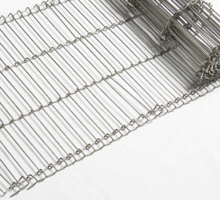 品質  Flat Flex 304 Stainless Steel Food Conveyor Belt Wire Mesh 工場