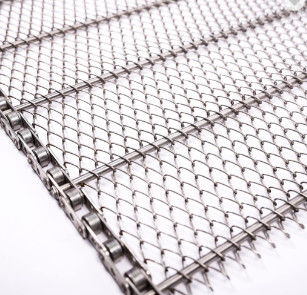 品質  High Temperature Resistance Chain Drive Flat Flex Belt Wire Mesh for Conveyor 工場