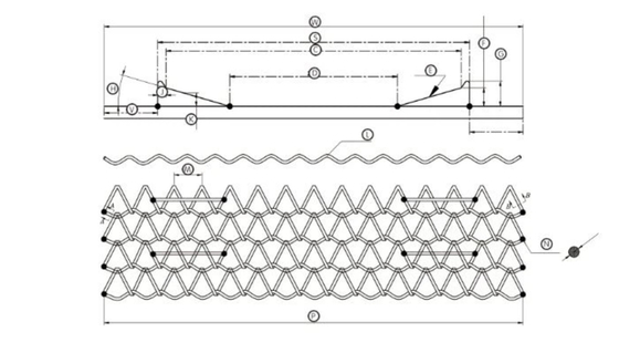 太陽電池パネルの鳥の排除200mm x 30mのための金属を囲う建築金網