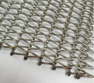0.5mm-4mmは螺線形SSのパン屋のトンネル オーブンのための金網のベルト・コンベヤーをバランスをとった