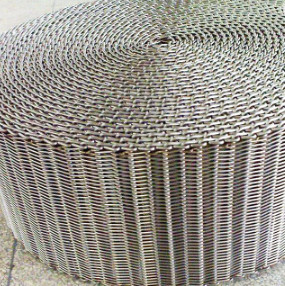 400mm 500mmの金属線の網のコンベヤーの鎖が付いている平らな屈曲ベルト