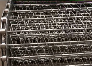 316のステンレス鋼のダイヤモンドの形の金属の網3.4の拡大された金属の木ずりのコンベヤー ベルト