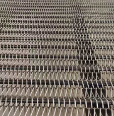 目リンク食品等級304のステンレス鋼 ワイヤー コンベヤー ベルトはサイズをカスタマイズした