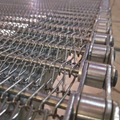 頑丈で平らなGIの金網の食品工業のコンベヤー ベルト