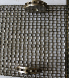 一貫作業のための産業平らなワイヤー ステンレス鋼のコンベヤー ベルトの鎖の網